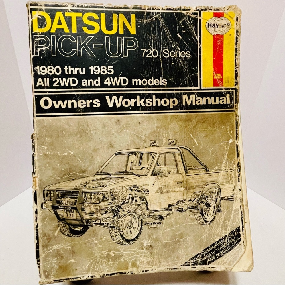 Haynes Datsun Pick Up 720 Series Owners Workshop Manual 1980-1985 Repairs USED